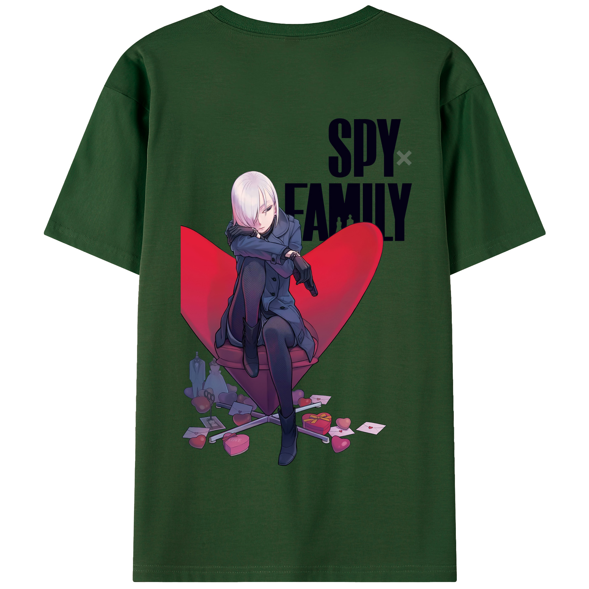 （画像用） SPY×FAMILY间谍家家酒 綿100％半袖Tシャツ（背面プリント）